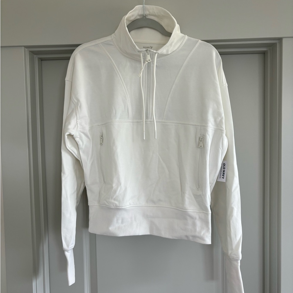 Old Navy Quarter Zip Pullover, M Tall